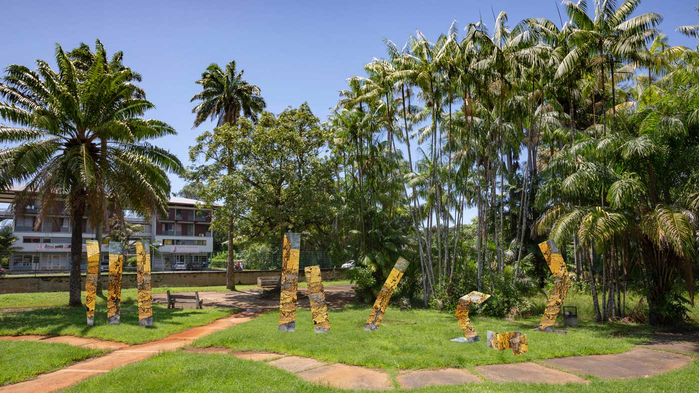 ŒUVRE D’ART JARDIN BOTANIQUE